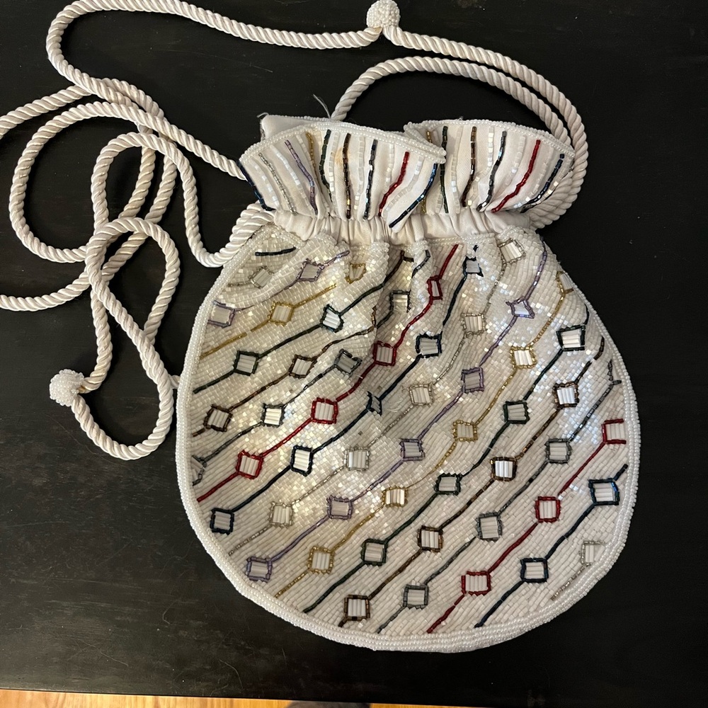 Vintage Nina Ricci beaded evening purse